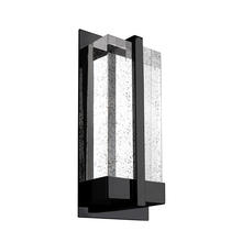 WS2812-BK - Gable 12-in Black LED Wall Sconce