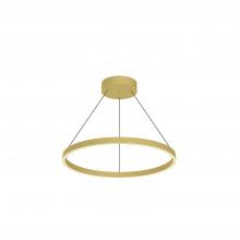  PD87124-BG-UNV-010 - Cerchio 24-in Brushed Gold LED Pendant