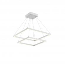  CH88224-WH - Piazza 24-in White LED Chandeliers