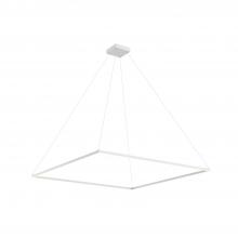  PD88160-WH - Piazza 60-in White LED Pendant