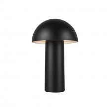  TL65210-BK - Setas 6-in Black LED Table Lamp