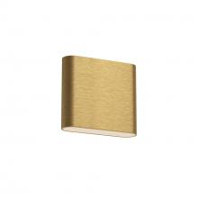  AT6506-BG-UNV - Slate 6-in Brushed Gold LED Wall Sconce