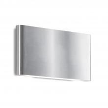  AT68010-BN - Slate 10-in Brushed Nickel LED All terior Wall