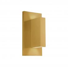  WS22109-BG - Vista 9-in Brushed Gold LED Wall Sconce