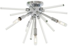  P1799-077 - Spiked - 4 Light Flush Mount