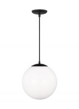  6024-112 - Extra Large One Light Pendant with White Glass