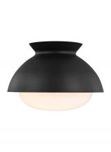 Visual Comfort & Co. Studio Collection AEF1001MBK - One Light Flush Mount
