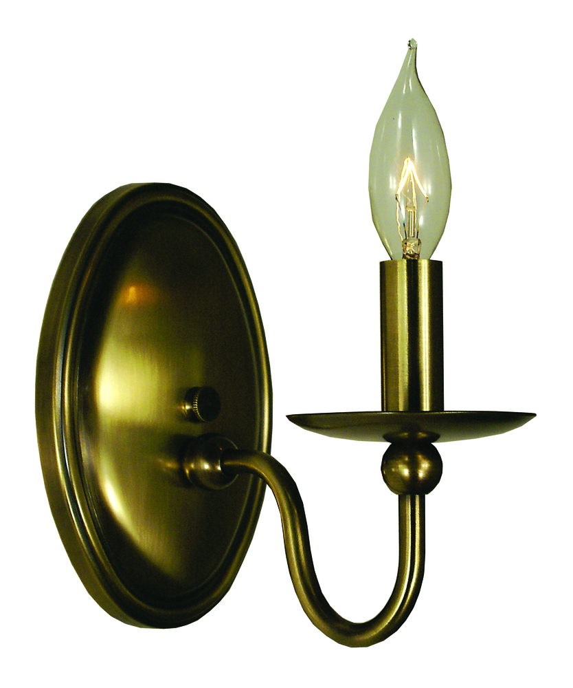 1-Light Mahogany Bronze Quatrefoil Sconce
