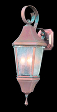  8740 RC/R - 3-Light Raw Copper Normandy Exterior Wall Mount