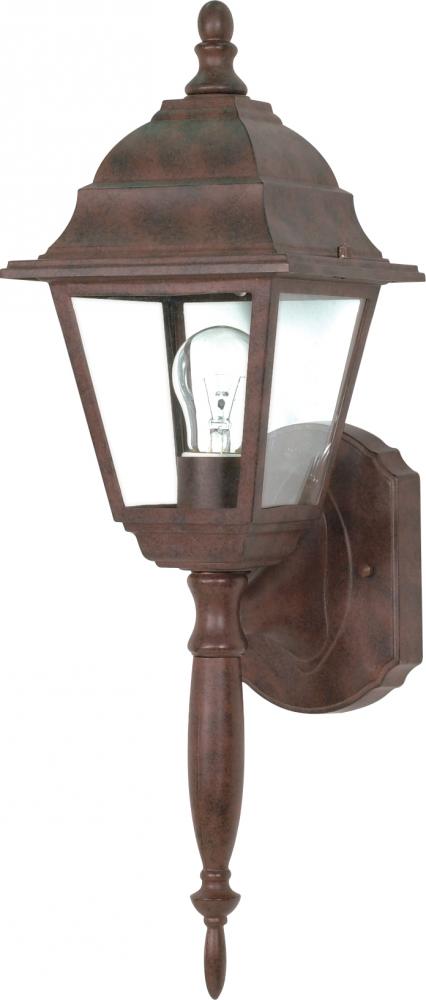 Briton; 1 Light; 18 in.; Wall Lantern with Clear Seed Glass; Color retail packaging