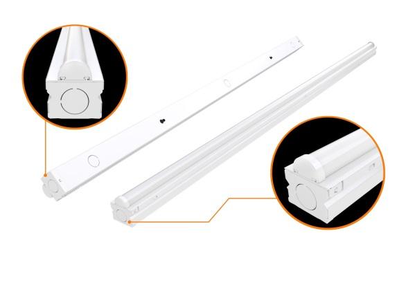 LED 1 ft.- Connectable Strip - 12W - 4000K - White Finish - 120V