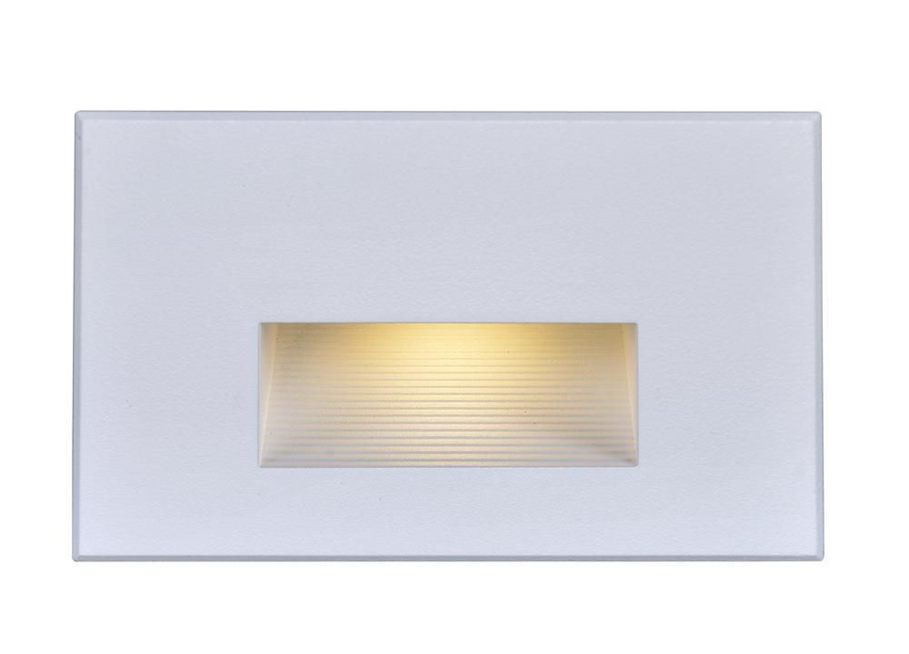 LED Horizontal Step Light - 5W - 3000K - White Finish - 120V