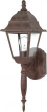 Nuvo 60/3454 - Briton; 1 Light; 18 in.; Wall Lantern with Clear Seed Glass; Color retail packaging