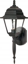 Nuvo 60/3455 - Briton; 1 Light; 18 in.; Wall Lantern with Clear Seed Glass; Color retail packaging
