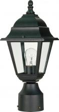 Nuvo 60/3456 - Briton - 1 Light - 14" - Post Lantern - with Clear Glass; Color retail packaging