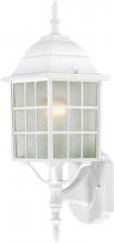 Nuvo 60/4901 - Adams - 1 Light 18" Wall Lantern with Frosted Glass - White Finish