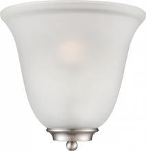 Nuvo 60/5377 - Empire - 1 Light Wall Sconce with Frosted Glass - Brushed Nickel Finish
