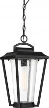  60/6514 - Lakeview - 1 Light Hanging Lantern with Clear Seed Glass - Aged Bronze Finish