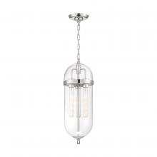 Nuvo 60/6933 - Fathom - 3 Light Pendant - with Clear Glass - Polished Nickel