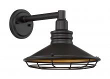 Nuvo 60/7042 - Blue Harbor - 1 Light Sconce with- Dark Bronze and Gold Finish