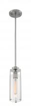 Nuvo 60/7140 - Marina - 1 Light Mini Pendant with Clear Glass - Brushed Nickel Finish