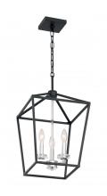 Nuvo 60/7145 - Storyteller - 3 Light Island Pendant with- Matte Black and Polished Nickel Accents Finish