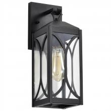  60/8121 - Oaklyn; 1 Light Small Wall Lantern; Matte Black with Clear Glass