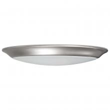  62/1812 - 10 inch; LED Disk Light; 5-CCT Selectable 27K/3K/35K/4K/5K; Brushed Nickel Finish