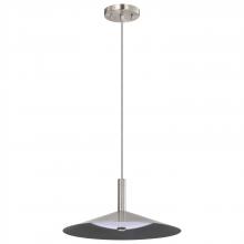  62/2082 - Corrine; 14 Inch LED Pendant; Brushed Nickel; 3K/4K/5K CCT Selectable