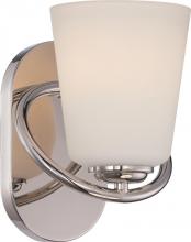Nuvo 62/406 - Dylan - 1 Light Vanity Fixture with Satin White Glass - LED Omni Included