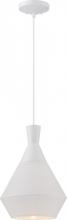 Nuvo 62/481 - Jake - 1 Light Perforated Metal Shade Pendant with 14w LED PAR Lamp Included