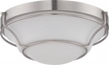 Nuvo 62/527 - Baker - LED Flush Fixture with Satin White Glass
