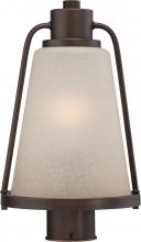  62/684 - Tolland - LED Outdoor Post with Champagne Linen Glass