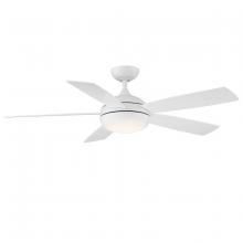 WAC Smart Fan Collection F-005L-MW - Odyssey Matte White WITH LUMINAIRE