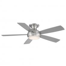 WAC Smart Fan Collection F-035L-BN - Odyssey Flush 52" Brushed Nickel WITH LUMINAIRE