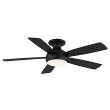 WAC Smart Fan Collection F-035L-MB - Odyssey Flush 52" Matte Black WITH LUMINAIRE