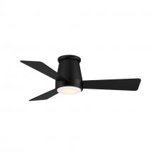 WAC Smart Fan Collection F-036L-MB - Hug 44" Matte Black WITH LUMINAIRE