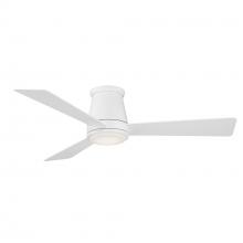 WAC Smart Fan Collection F-037L-MW - Hug 52" Matte White WITH LUMINAIRE