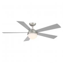 WAC Smart Fan Collection F-053L-BN/TT - Eclipse Brushed Nickel/Titanium Silver WITH LUMINAIRE