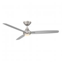 WAC Smart Fan Collection F-060L-BN - Blitzen Brushed Nickel WITH LUMINAIRE