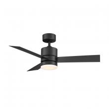 WAC Smart Fan Collection F-083L-MB - San Francisco 44 Matte Black WITH LUMINAIRE