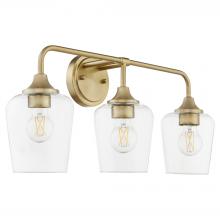  5313-3-80 - Raymond 3 Light Vanity, Aged Brass