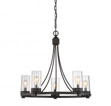 Savoy House Meridian M10018ORB - 5-Light Chandelier in Oil Rubbed Bronze