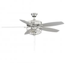 Savoy House Meridian M2006BN - 52" 3-Light Ceiling Fan in Brushed Nickel