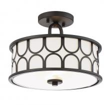 Savoy House Meridian M60015ORB - 2-Light Ceiling Light in Oil Rubbed Bronze
