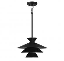  M70096MBK - 1-Light Pendant in Matte Black