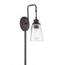 Savoy House Meridian M90053ORB - 1-Light Adjustable Wall Sconce in Oil Rubbed Bronze