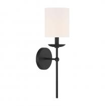 Savoy House Meridian M90079MBK - 1-Light Wall Sconce in Matte Black