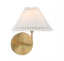  M90105NB - 1-Light Wall Sconce in Natural Brass