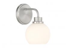  M90112BN - 1-Light Wall Sconce in Brushed Nickel